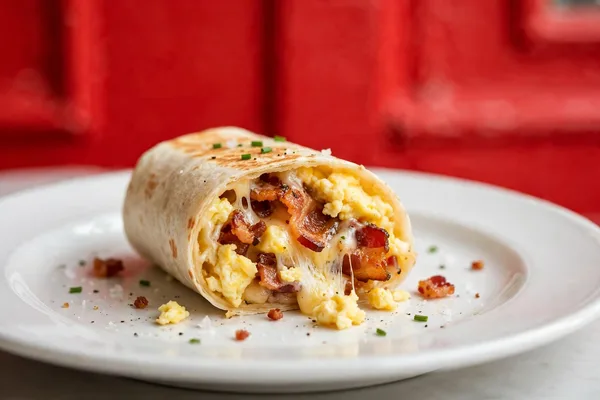 Jr. Bacon, Egg and Cheese Breakfast Burrito
