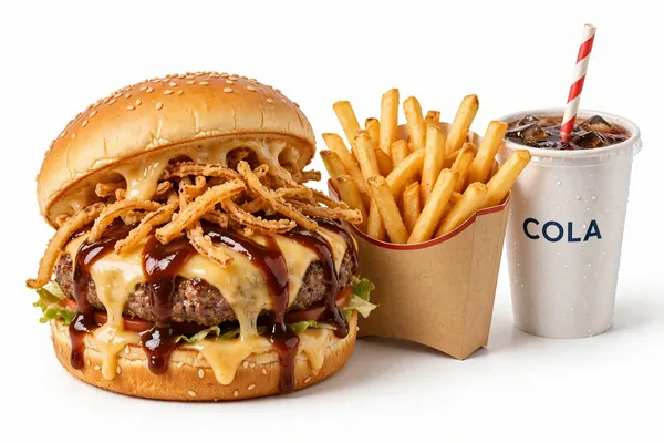 Hickory BBQ Cheeseburger Combo