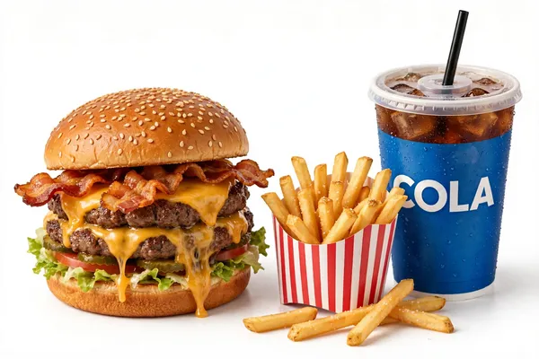 SuperSONIC Bacon Double Cheeseburger Combo
