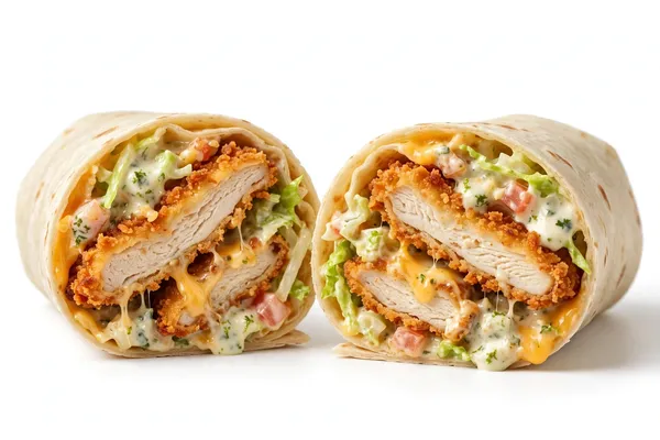 Cheesy Baja Crispy Tender Wrap